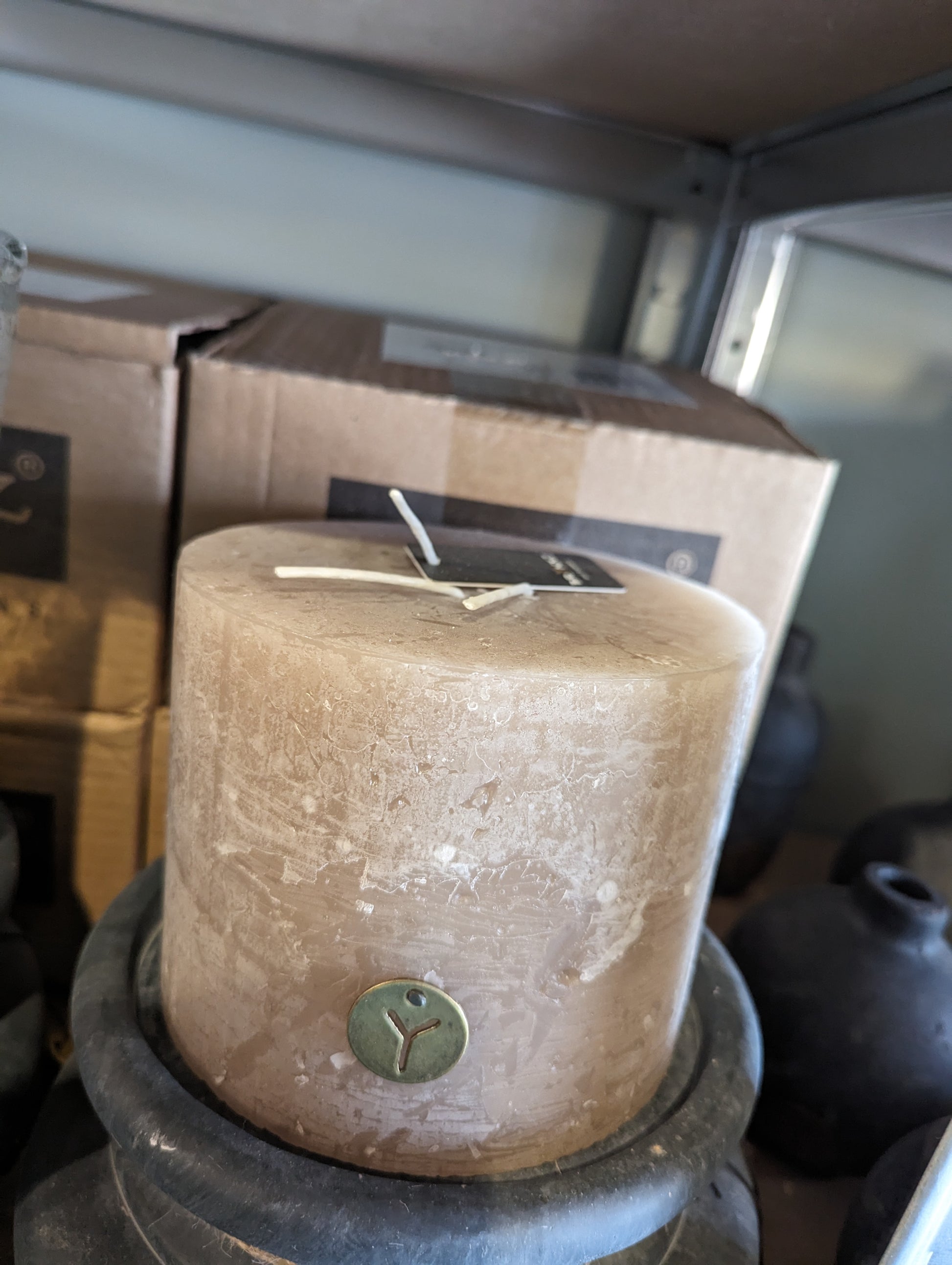 Brynxz Rustic Candle 3 Fuses Nature