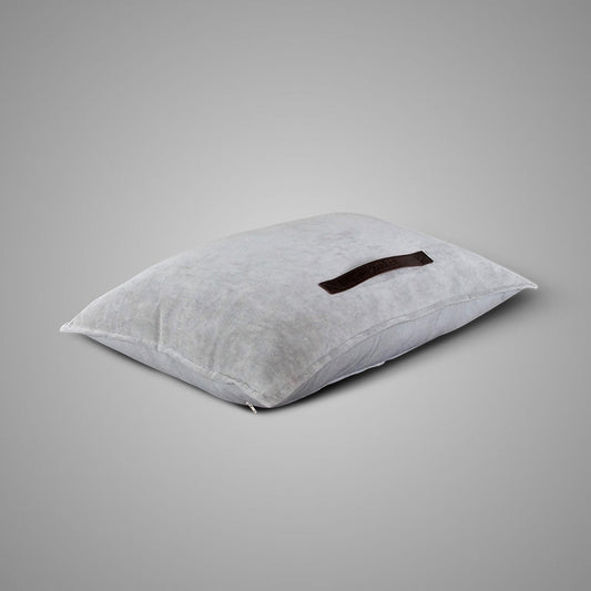Brynxz Cushion Cotton Velvet light grey
