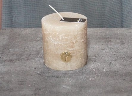 Brynxz Rustic Candle Nature 10x10 cm