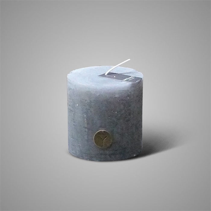Brynxz rustic Candle Steel Grey 10x10 cm